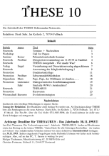 THESE 10 Titelbild