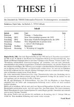 THESE 11 Titelbild